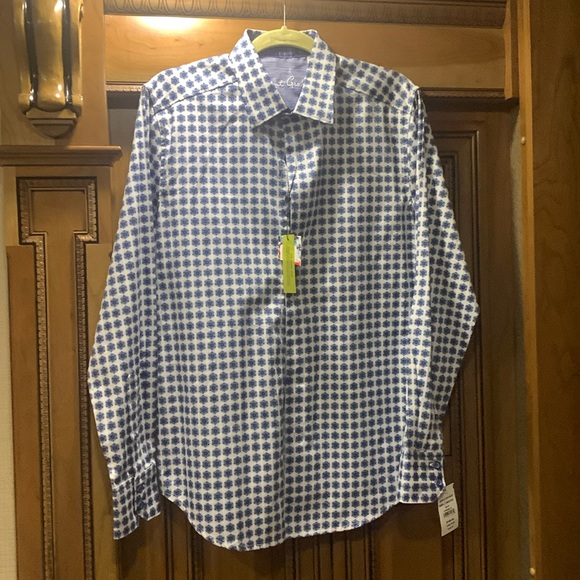 NWT Robert Graham Ramirez Cotton Shirt Size Small - Picture 2 of 7